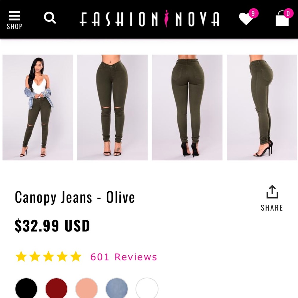 Fashion Nova Canopy Jeans